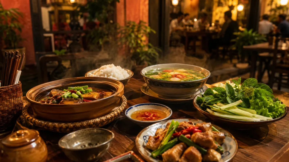 Nguyên liệu tươi sống — sơ chế sạch sẽ — trước