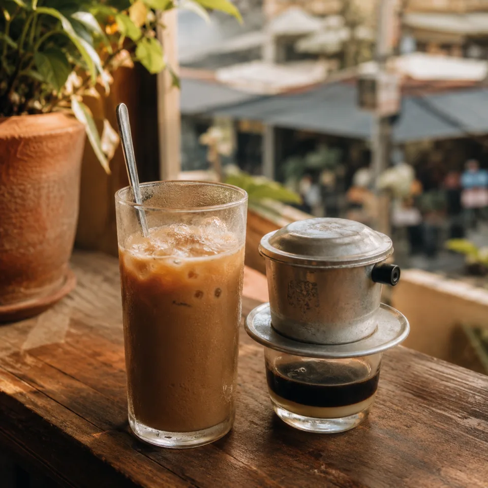 Khu bàn nhậu ngoài trời